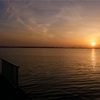 外浪逆浦の夕景（茨城県神栖市）