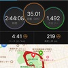 つくばに向けて35km走