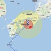  台風５号接近中