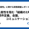 「開発生産性」に関する実態調査レポート概説#3 開発生産性を阻む「組織の3大課題」 ── 要件定義、会議、コミュニケーションの問題