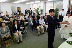 2025上越市長選　中川幹太氏が事務所開き　「変革を実感へ」