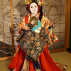 花姿さんにて太夫の変身体験をする事に・紺色打掛編。(2026年3月19日)