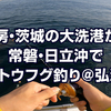 動画：外房・茨城の大洗港から 常磐・日立沖で カットウフグ釣り＠弘清丸