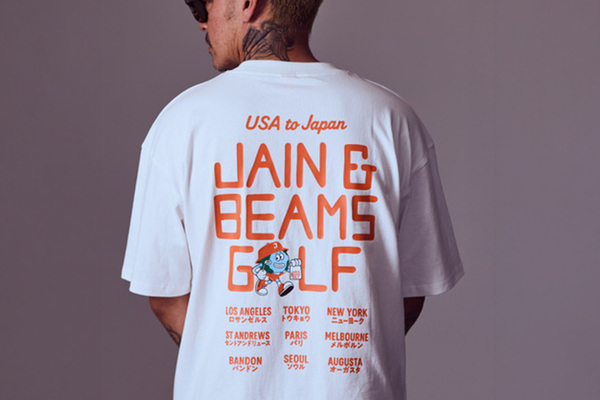 BEAMS GOLF×Jain Golf 描き下ろしグラフィックの別注コレクション発売