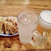 久しぶりの焼き餃子と発泡酒