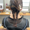 大人世代におすすめ♪クロス編みの編みおろしヘアアレンジ