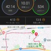 Mペース10K・1person,10days,100km RUN