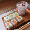 【カフェ ド アンリュ】可愛いフルーツサンド、一口サイズで食べやすさも魅力(福山市)