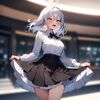 skirt that sway (揺れるスカート) by Animagine XL V3.1