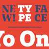 フォントワークス初のオリジナル欧文書体「Yo One」