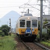 2013年8月　空港通り駅で先にはレトロ電車が