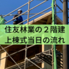 住友林業の２階建、上棟式当日の流れ