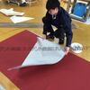 テント生地加工工場にて