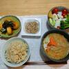 野菜味噌汁６日目。長芋ステーキ