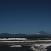 昨日の朝の海岸