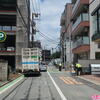 京成新千葉駅前交差点水道管損傷事故翌日のようす（千葉県千葉市中央区新千葉）