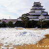 会津若松城（鶴ヶ城）の雪解け風景を撮影しに散歩してきました⛄お気に入りフォトスポットも紹介。