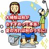 大掃除は秋がおすすめって本当?夏の汚れは秋のうちに!