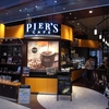 ロックシティ姫路の1階にあるカフェ「PIER'S CAFE」（ピアーズ カフェ）で、アイスコーヒーとガトーショコラ。