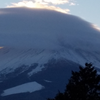 巨大な笠雲