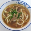 冷凍：讃岐麺一番  肉うどんを鍋で温めて食べました‥