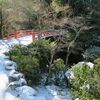 　最強寒波の宮島風景