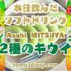今年は三ツ矢ブランドでキウイの炭酸が発売された！ Asahi飲料【三ツ矢 ２種のキウイ】を飲んでみた‼　