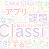 　Twitterキーワード[Classi]　05/11_15:06から60分のつぶやき雲