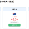 住信SBIネット銀行の1か月物米ドル定期預金の特別金利が終了してた