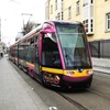 LUAS のラッピング電車