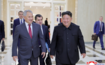 金正恩朝鮮労働党総書記がロシア連邦のセルゲイ・ショイグ安全保障会議書記と会見