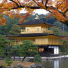 京都　紅葉100シリーズ　金閣寺(鹿苑寺)