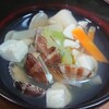 旬のあさりでだしいらず✩具だくさん「かきたま汁」の代替食