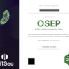 OSEP: OSCPの続編的な資格を取った話