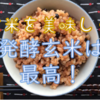 【玄米を美味しくしたい！】発酵玄米のススメ