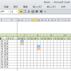  【Excel】分単位のガントチャートを作る方法