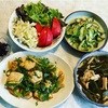 2023年7月31日の晩御飯 鶏胸肉と玉葱の焼き肉タレ炒め大葉と青ネギのせ
