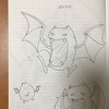 38歳社畜ミニマリストの簡単イラスト　ポケモンの落書き　ゴルバット