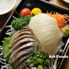 旬にはちょっと早いけれど…駿河湾産『アジとスルメイカのお造り』