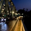 犀川大橋での夕暮れ