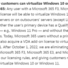 Microsoft 365 Windows 11 仮想化ライセンスの規約に更新が入っていたようです
