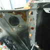 三菱ジープ　J５８ワイドボディ修理　９月２５日