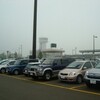 霧の釧路空港