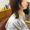 甘すぎない大人ヘア。重めレイヤーのロブデザイン