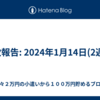 週次報告: 2024年1月14日(2週目)