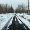 積雪、電気屋さんと打合せ