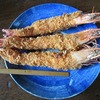 巨大エビフライ・・角上魚類小平店