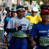 先頭通過から12分後くらいまで：2km過ぎ@おかやまマラソン2016（13日）