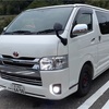 トヨタ　ハイエースの盗難です。