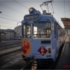 後免町行きの電車に乗り換える